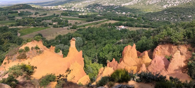 Vue des cheminées du Belvédère