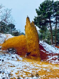 En hiver une nouvelle couleur apparait au Colorado